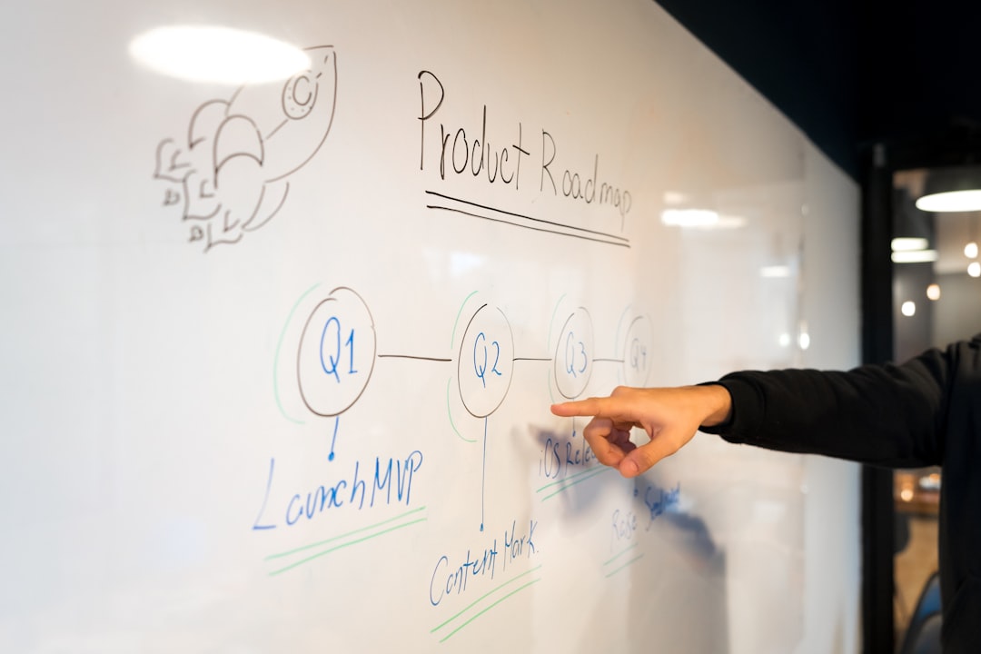 Workshop-Situation an einem Whiteboard